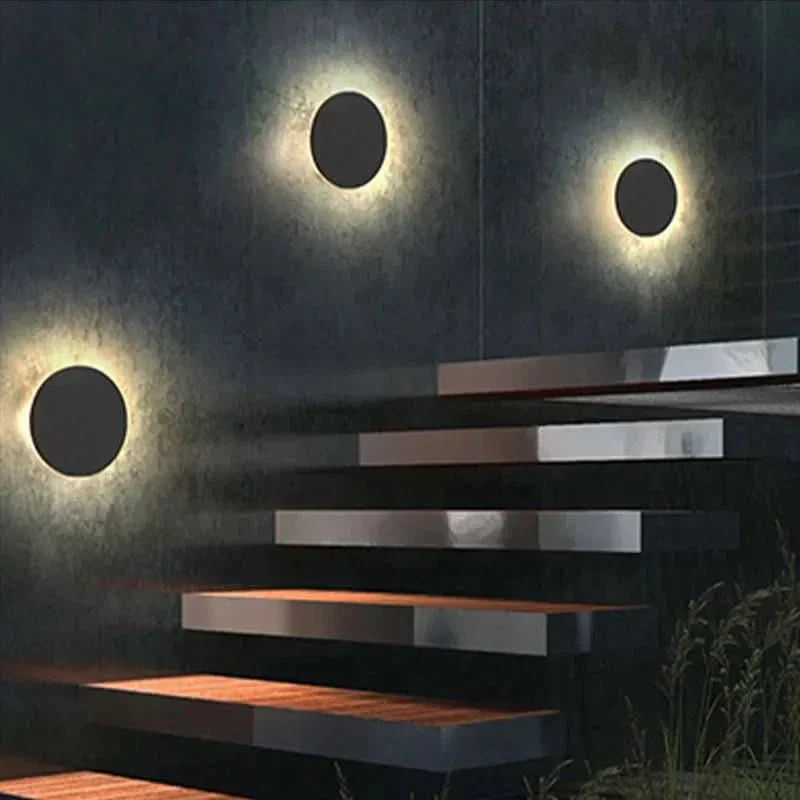 Orra IP65 Outdoor Wall Light — Minimalist LED Fixture, Round or Square