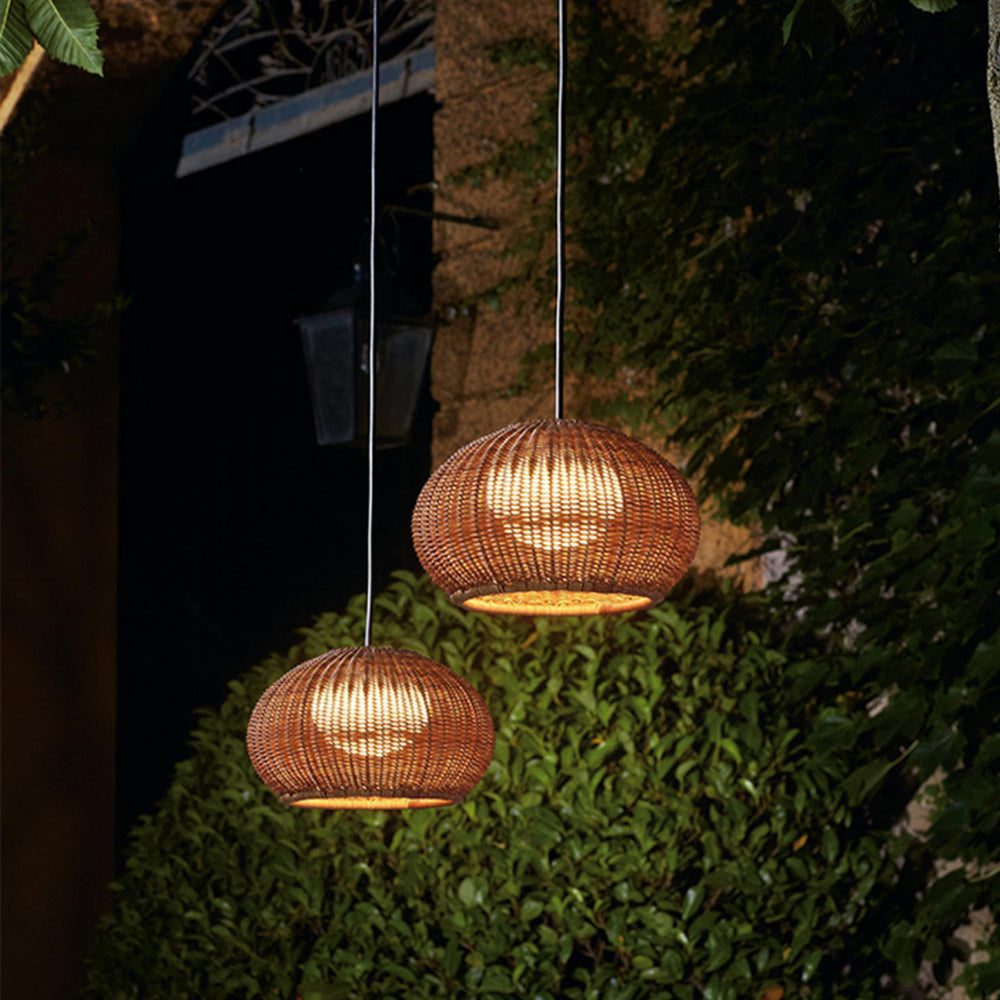 Ray Modern Lantern Pendant Light, Metal/Acrylic, Beige/Coffee - Neutralighting