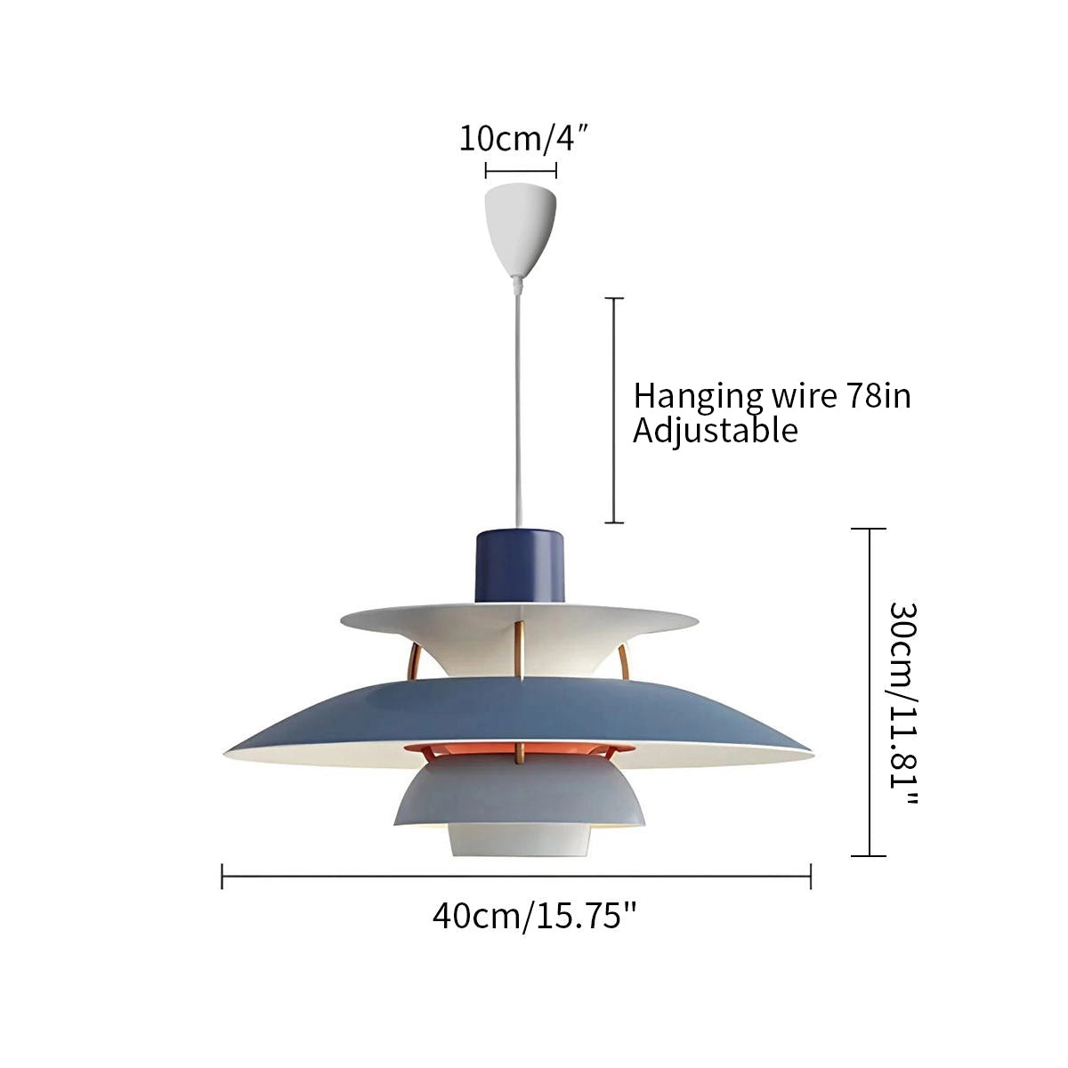 Nordic Style Layered Pendant Lamp Ceiling Light | Ventumra