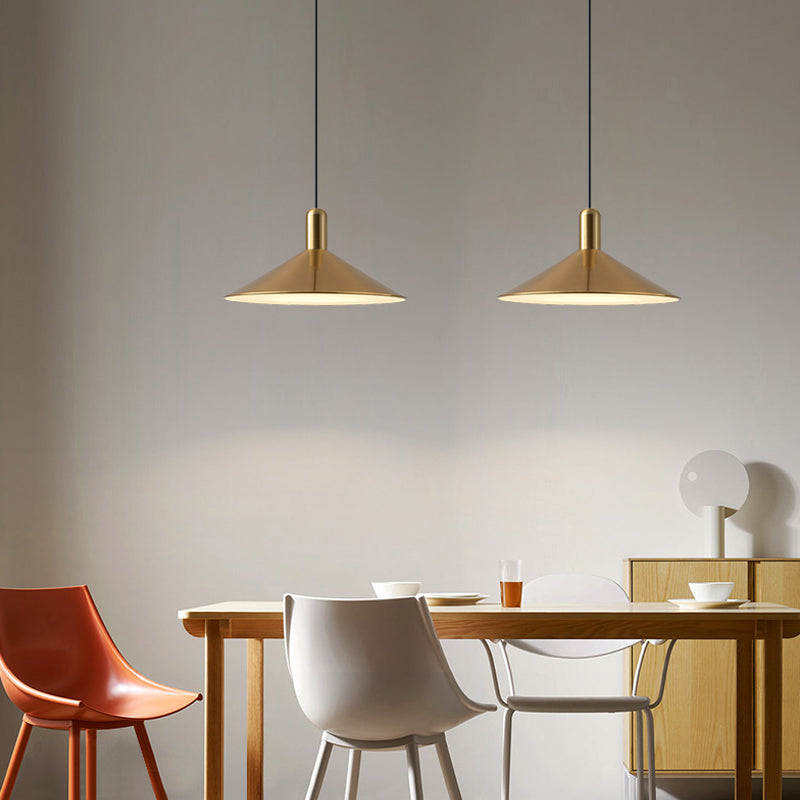 Aria Vintage Umbrella Monochrome Pendant Light - Neutralighting