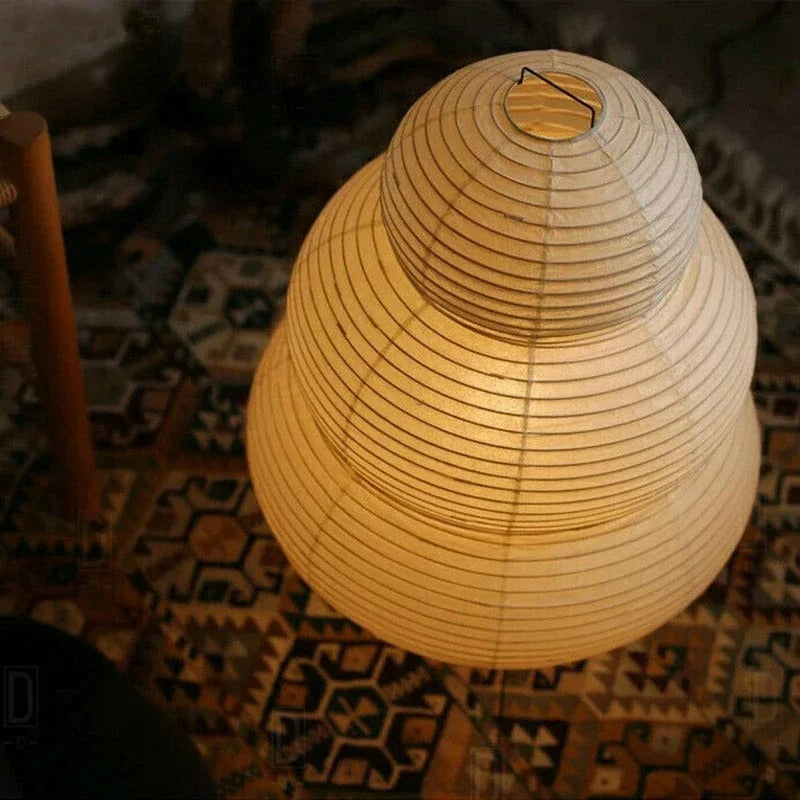 Aurora Washi Sphere Floor Lamp Japanese Inspired Diffused Light