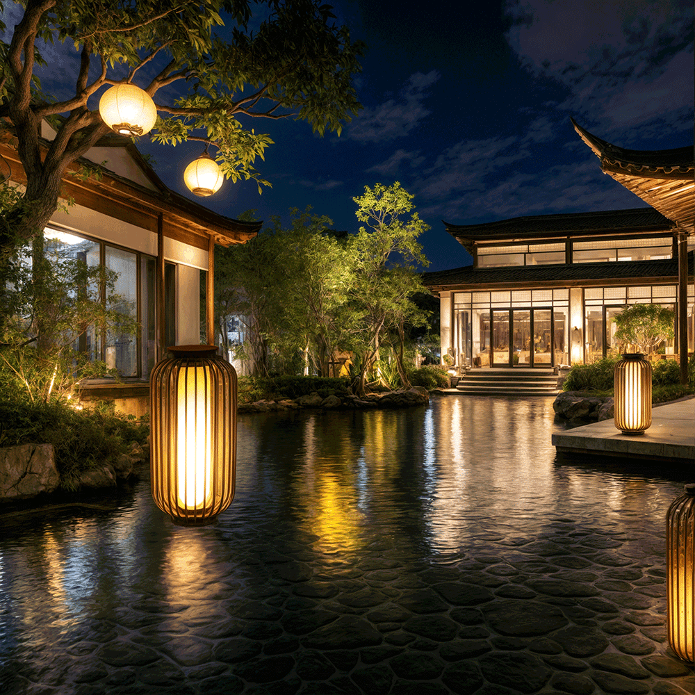Lunara Cage Outdoor Lamps Waterproof Weatherproof Lighting
