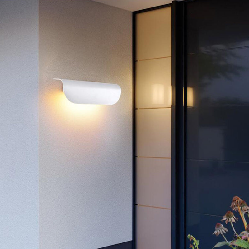 Ray Modern Outdoor Wall Lighting, Waterproof, Curved | ventumra