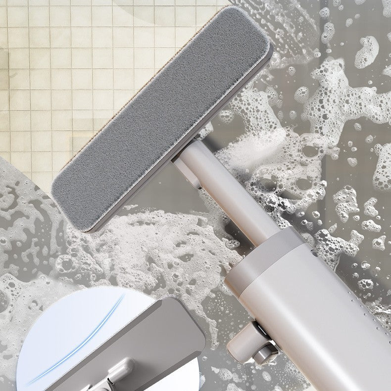 Compact Self-Cleaning Mop with Quick-Dry Slider System