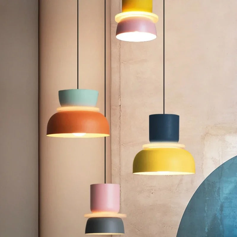Aurex Colorful Matte Finish Pendant Light For Home
