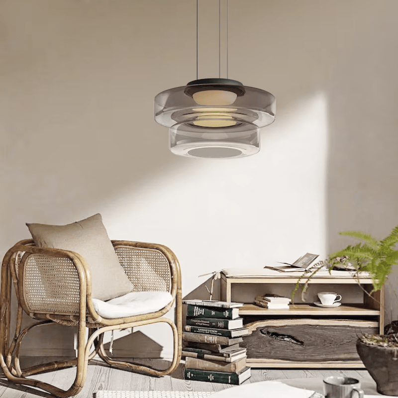 Lysfjord Glass Pendant Light With Soft Ambient Glow LED