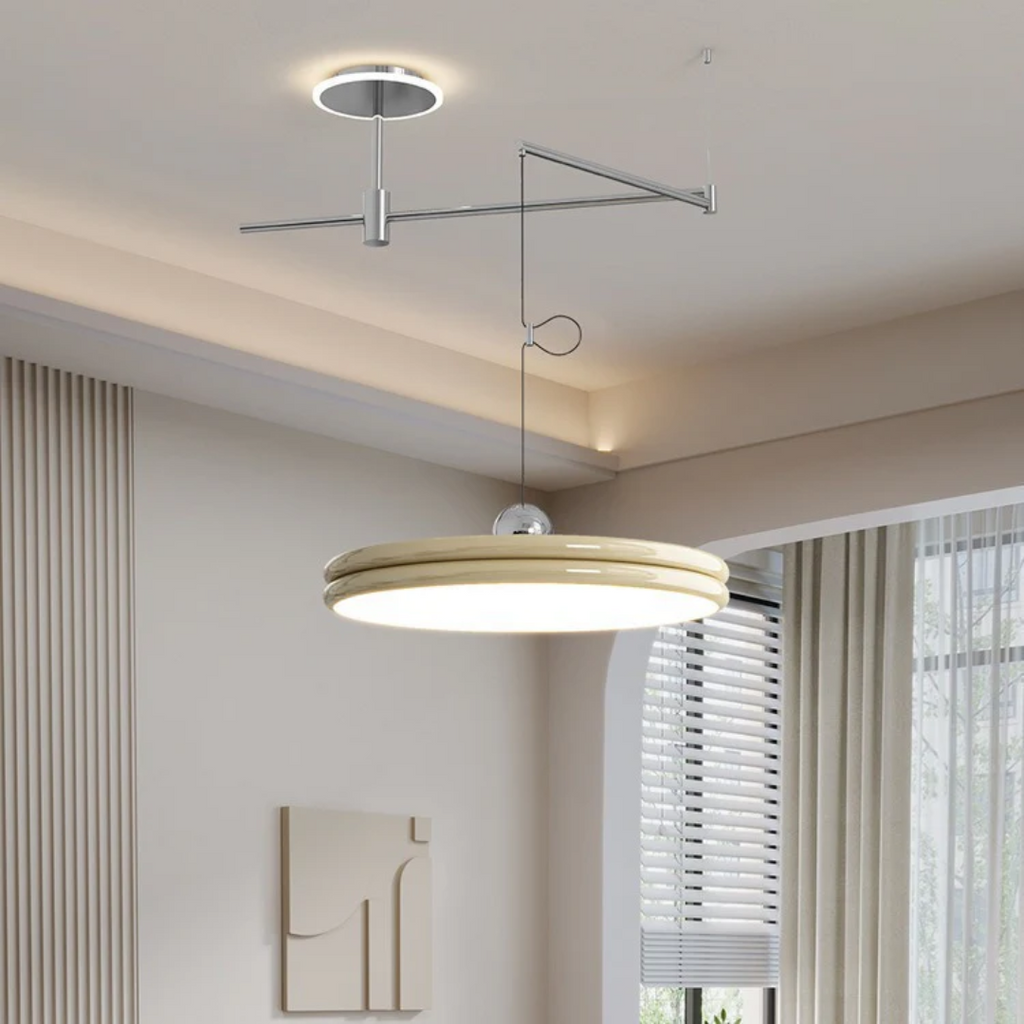 Sculptural Halo Disc Pendant Light | Ventumra