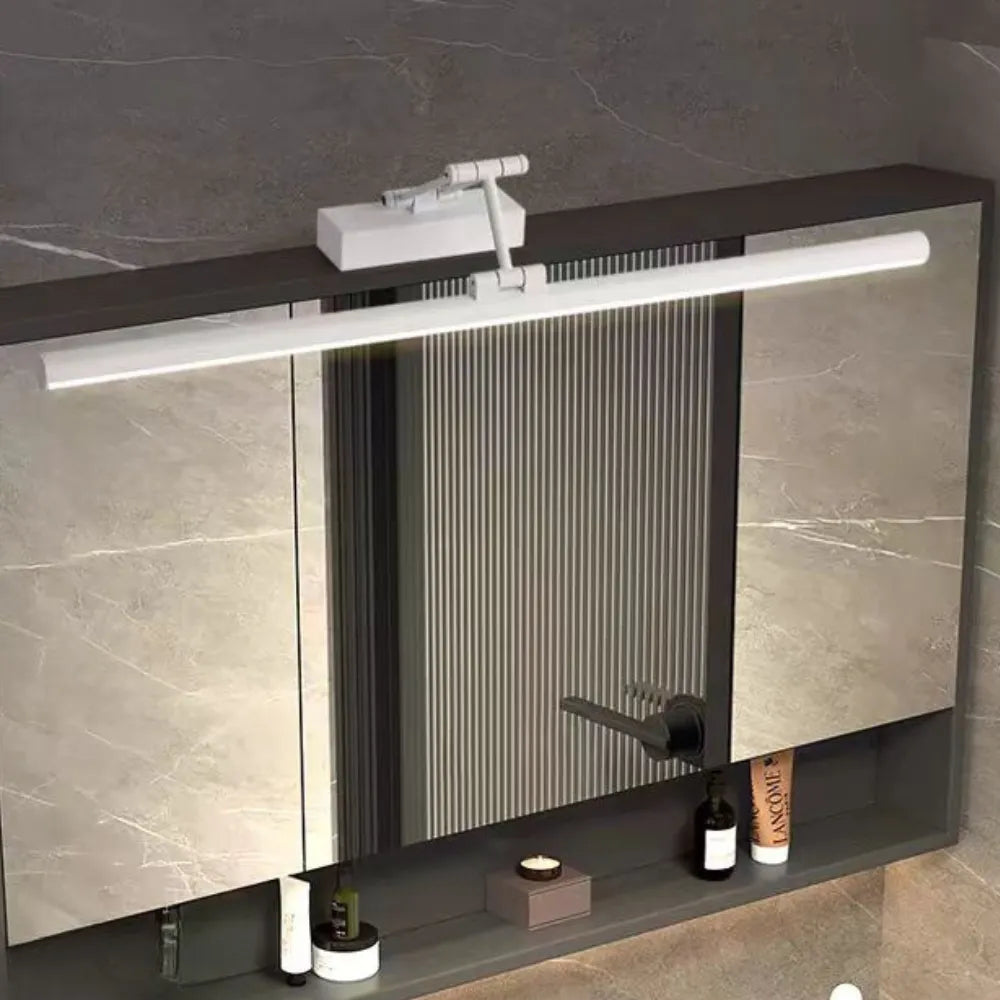 Volo Modern Linear Mirror Front Vanity Metal LED Wall Lamp | ventumra