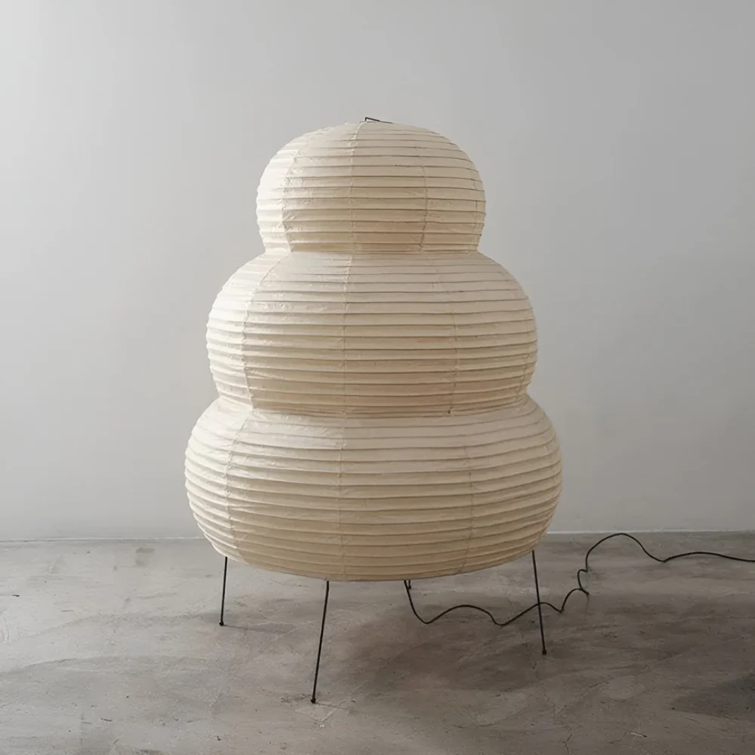 Kasumi Japanese Rice Paper Floor Lamp For Living Room