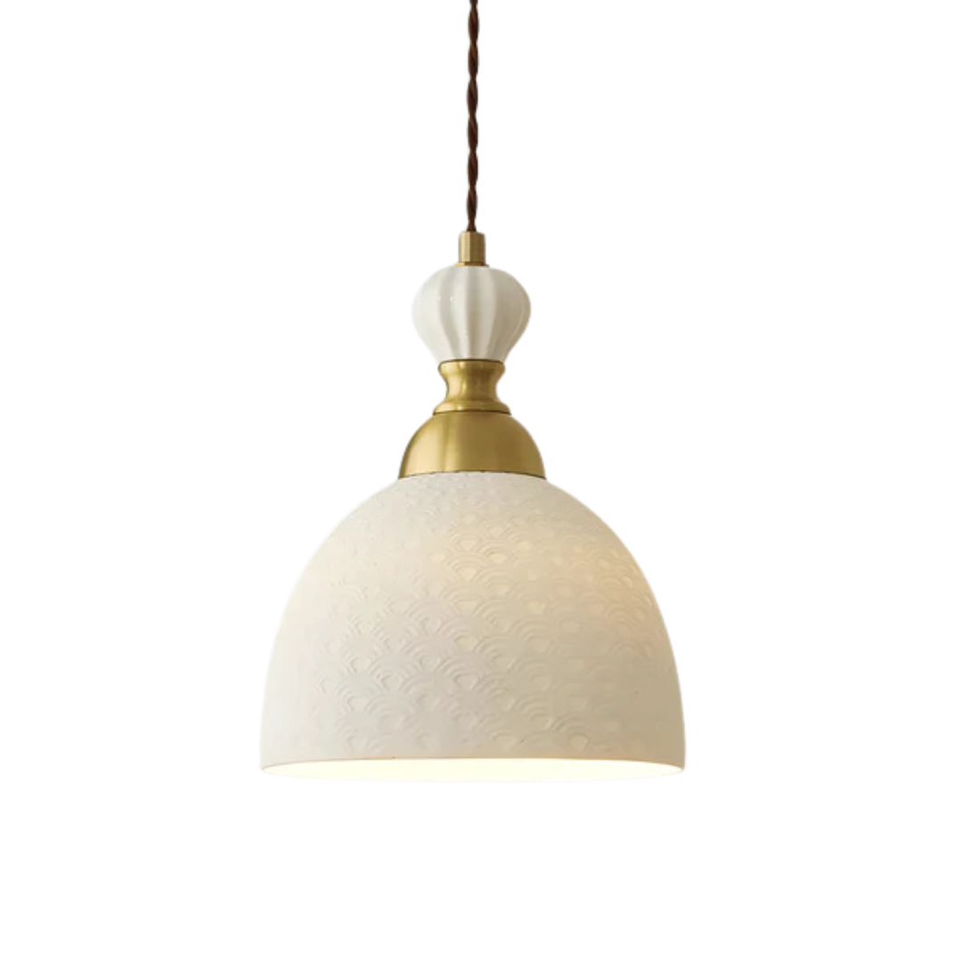 Linari Modern Japanese Ceramic Pendant Light for Dining Table