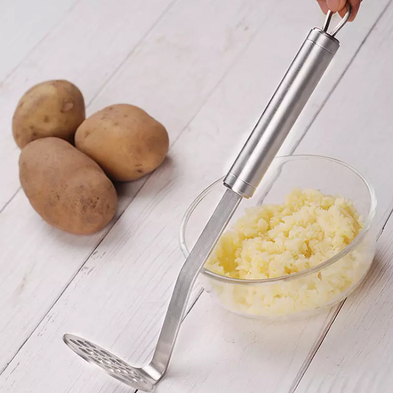 High-Quality Stainless Steel Potato Masher — Easy-Clean Design