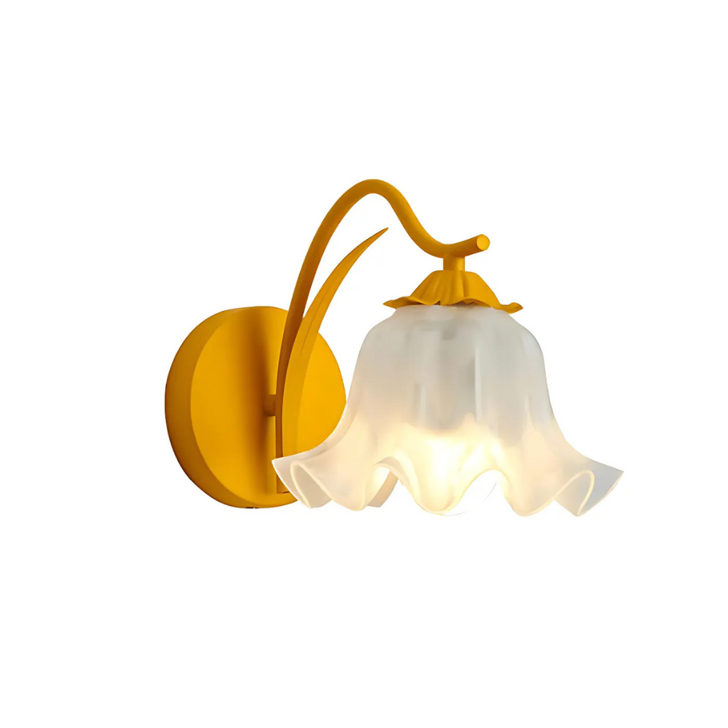 Marielle | Retro French Floral Wall Lamp For Warm Ambience
