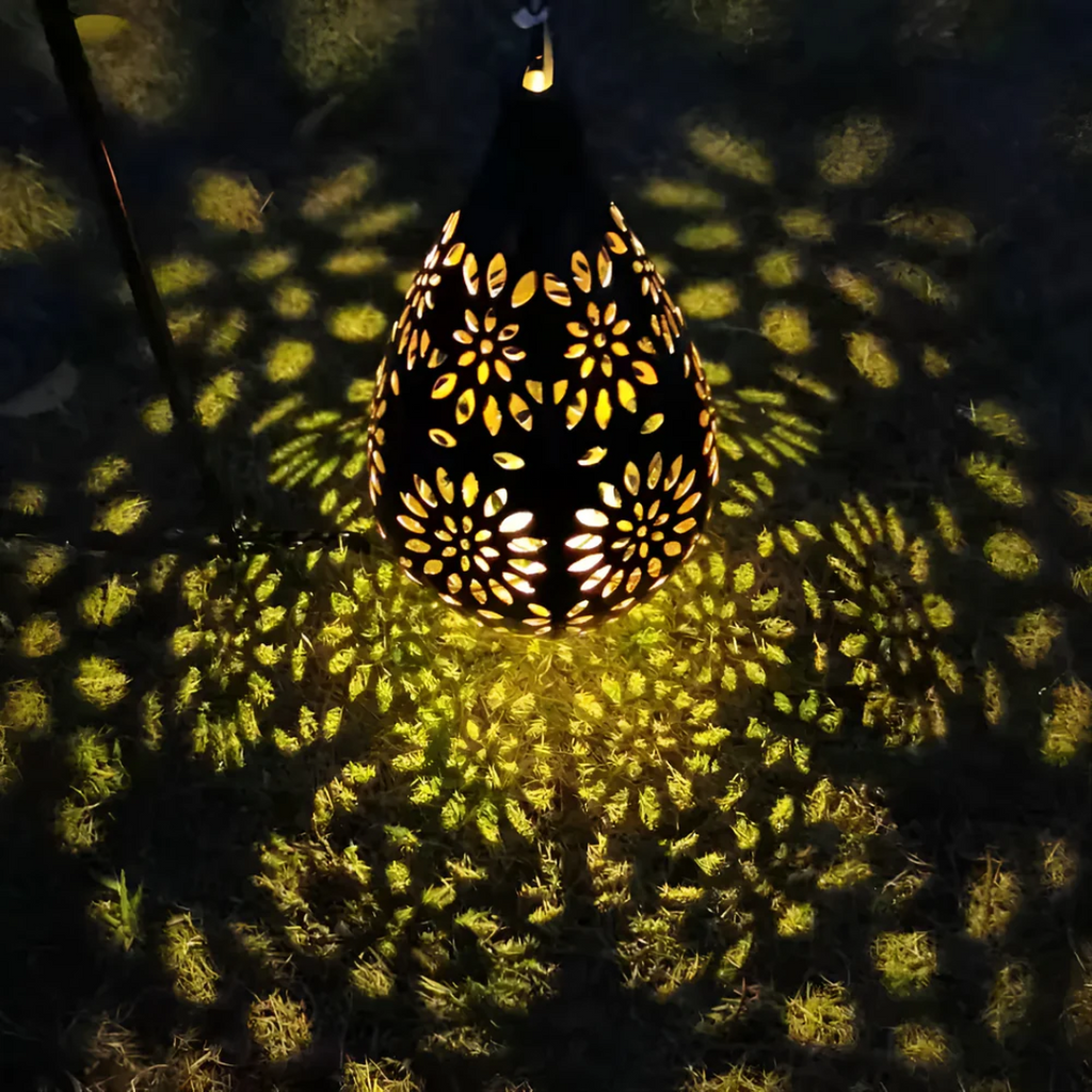 Auraleon Luxury Black Solar Garden Lamp Waterproof Led