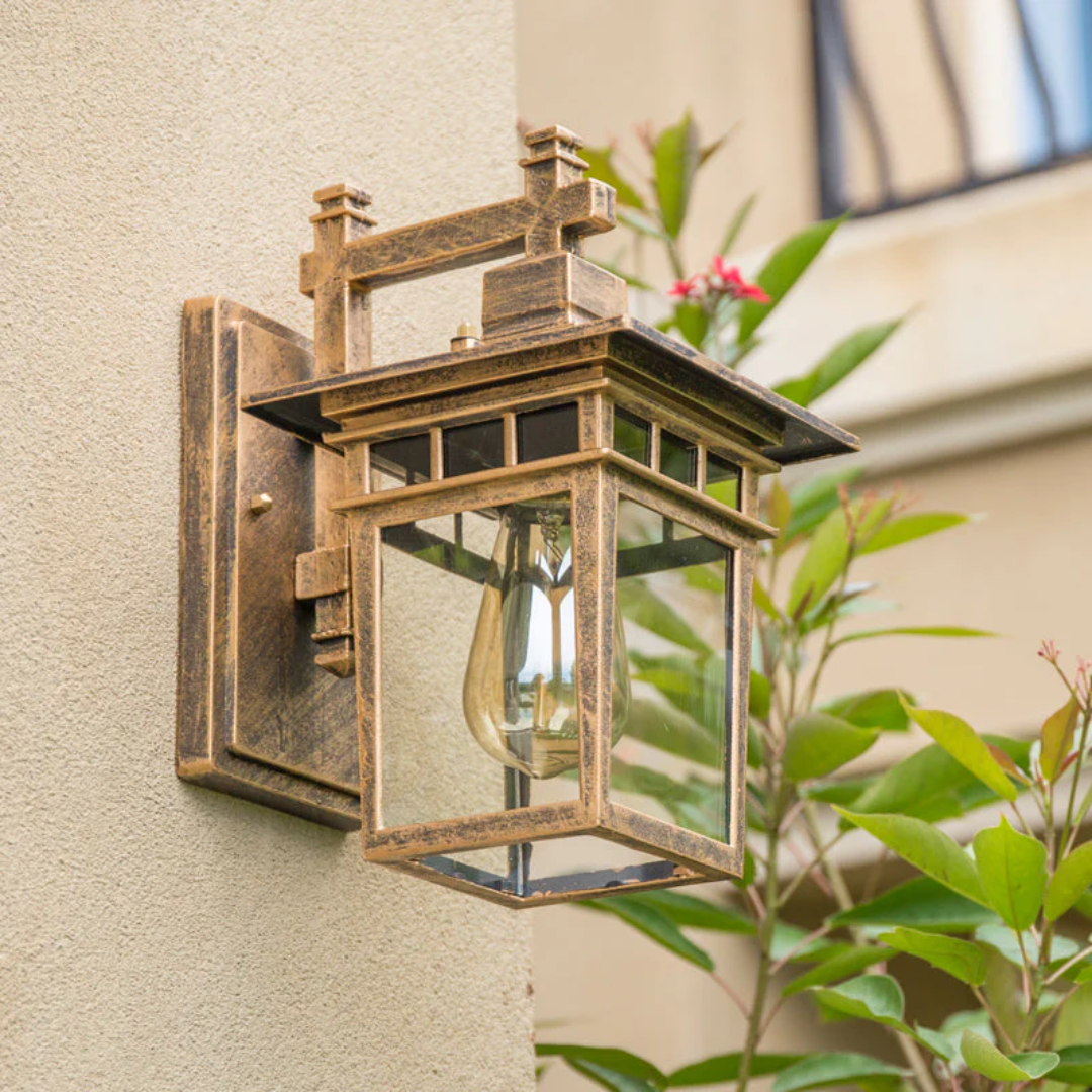 Kirrea Black Outdoor Wall Lamp For Elegant Garden Lighting