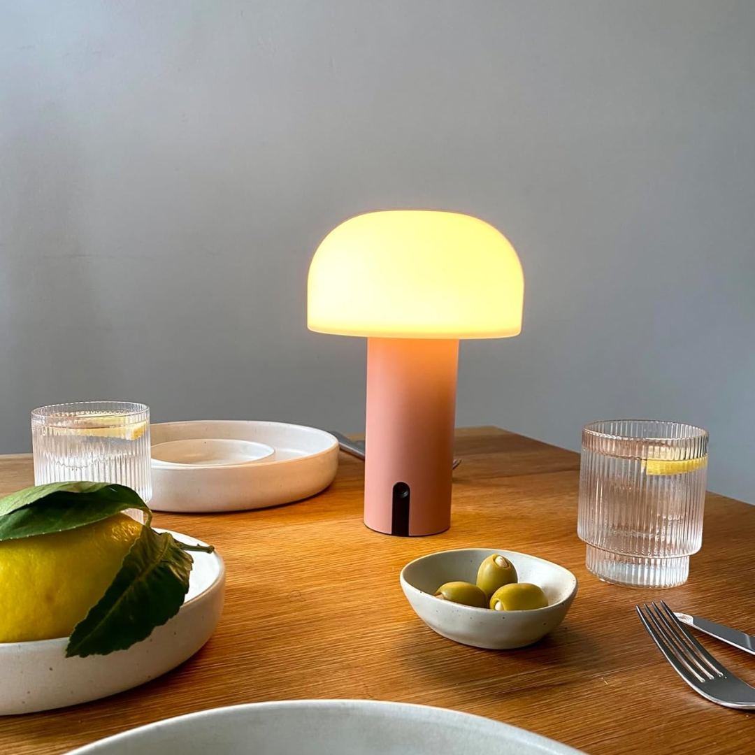 NyxaGlow Mushroom LED Ambient Table Lamp For Home Decor