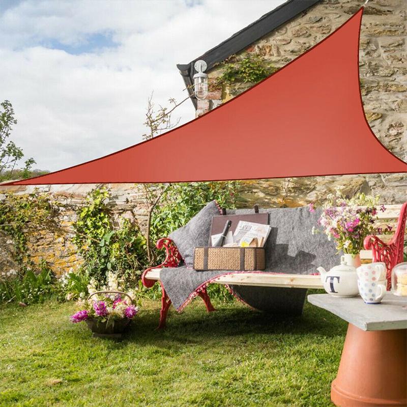 Triangular Sun Shade Sail — Patio Heat and UV Protection
