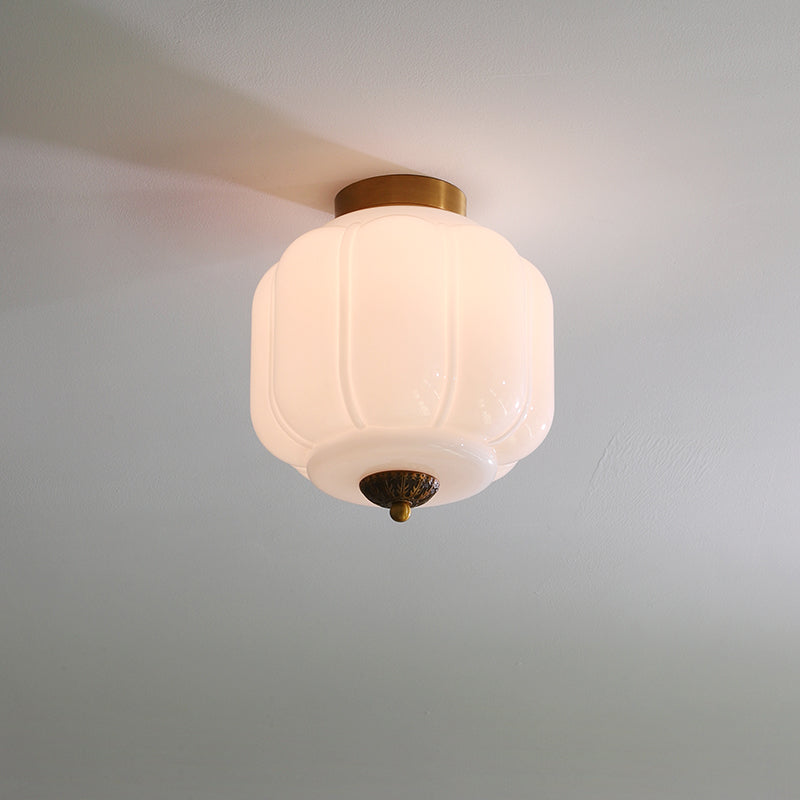 Elyra Green Glass Ceiling Lamp - Neutralighting