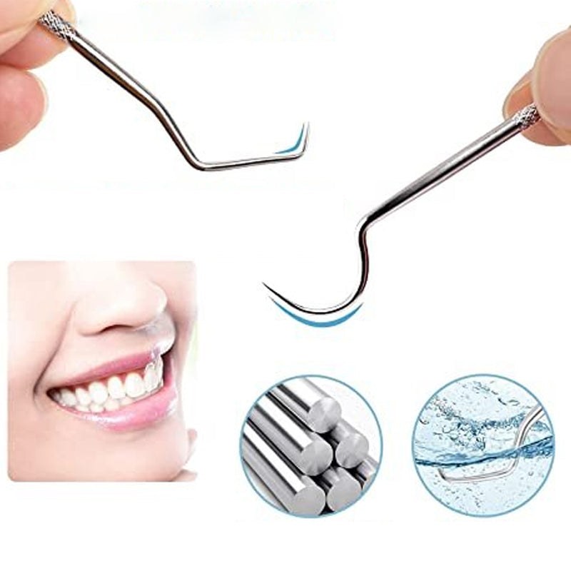Conjunto Dentisafe de 7 peças para limpeza dentária em aço inoxidável
