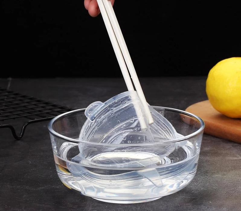 FlexiCover SmartSeal — 6 Reusable Silicone Food Lids
