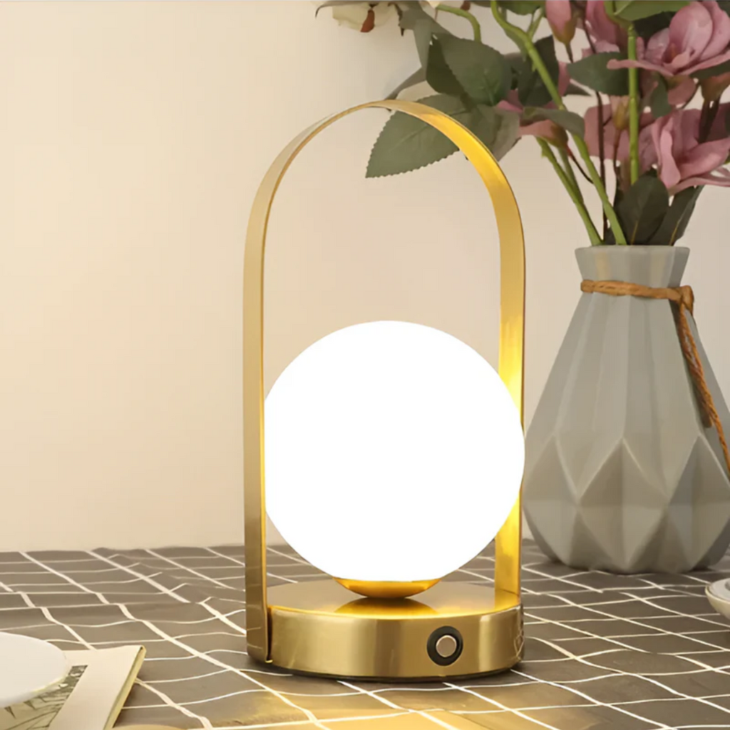 LumaVale Wireless Rechargeable Rustproof Table Lamp for Indoor and Outdoor Use