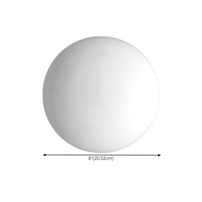 Valentina Modern Globe Shape Vanity Metal Glass LED Wall Lamp | ventumra