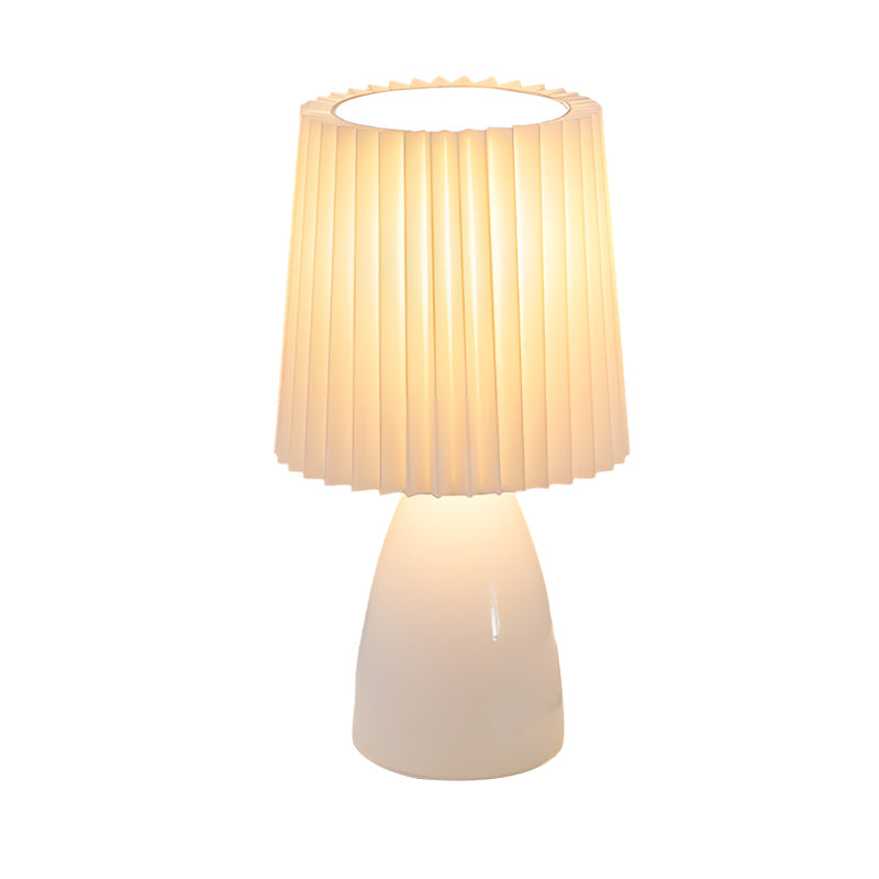 Aurelle | Glass Base Dimmable Desk Lamp With USB Port