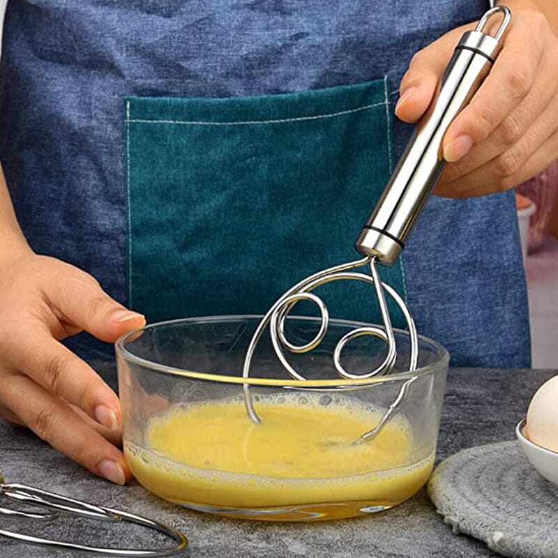 MixMaster Pro Compact Stainless Steel Dough Mixer, Lightweight