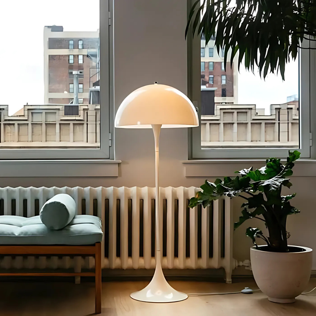Averin Nordic LED Floor Lamp With Warm Ambient Glow For Living Rooms