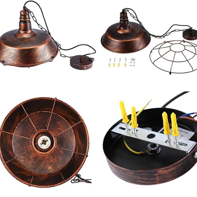 Epoch Rustic Black Industrial Pendant Light Shade | ventumra