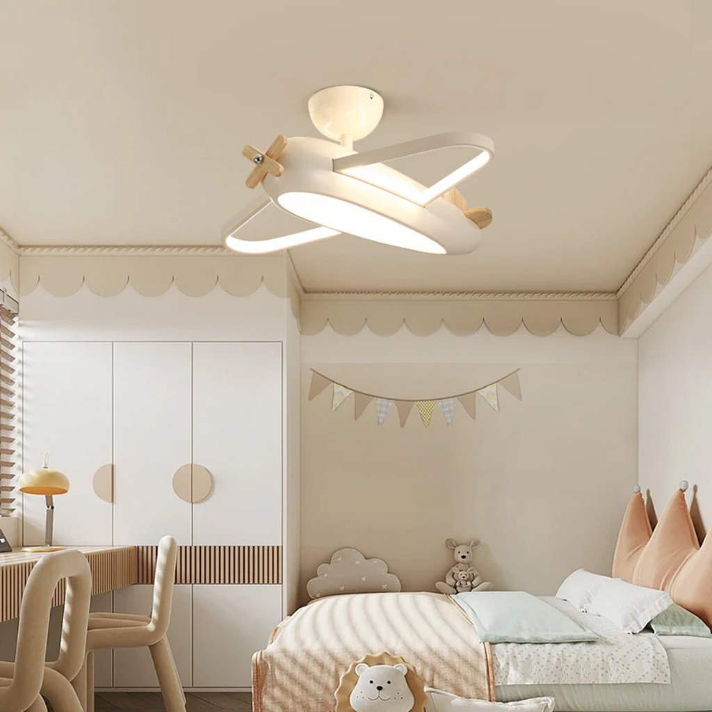AeroGlow Luxury LED Airplane Ceiling Lamp For Nursery
