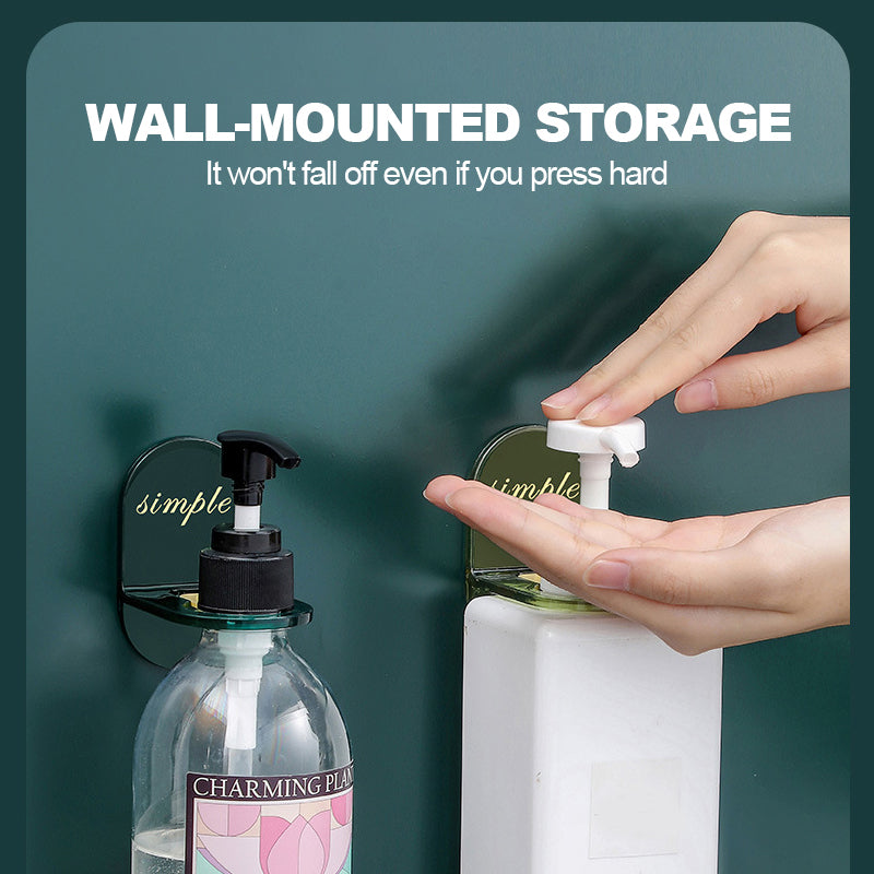 Dispensador de gel de ducha AquaGrip — ahorra espacio, apto para varias botellas