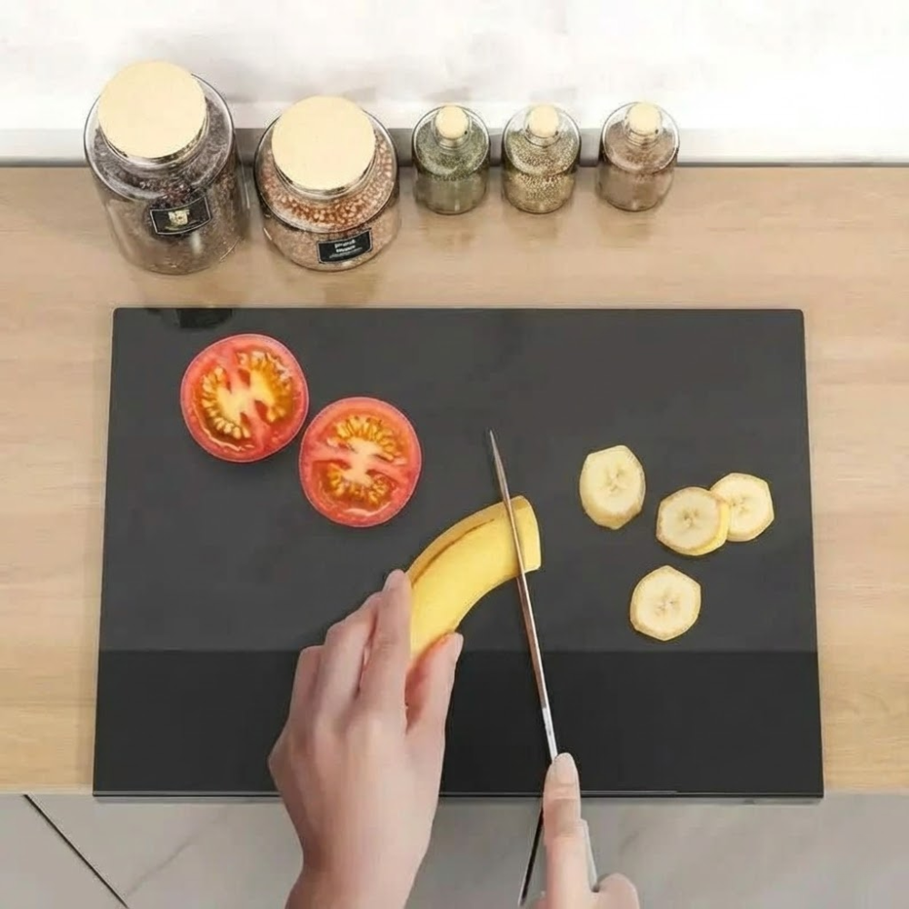 Non-Slip Kitchen Cutting Board with Protective Edge