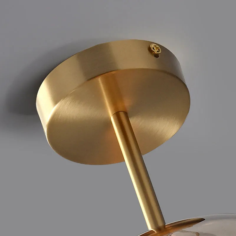 Rhea Glass Semi-Flush Mount Ceiling Light/Pendant Light | ventumra