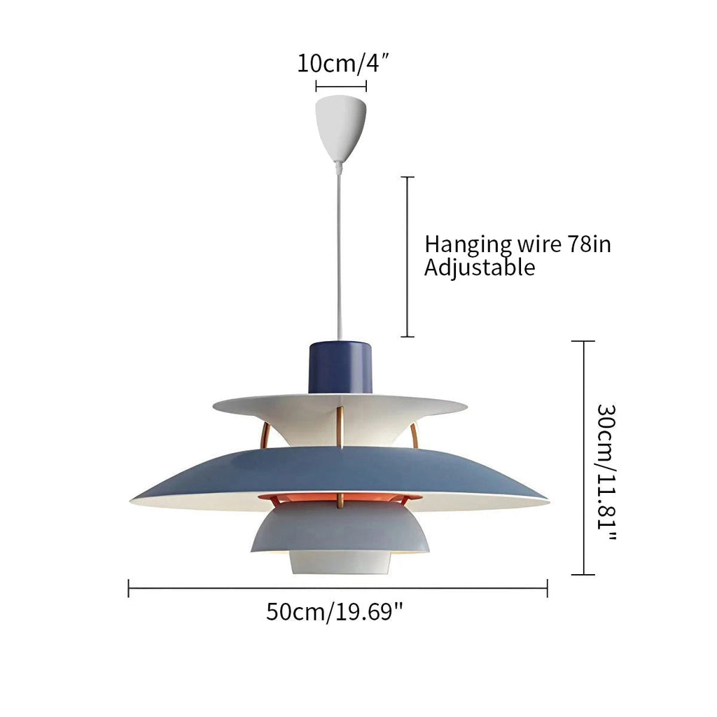 Nordic Style Layered Pendant Lamp Ceiling Light | Ventumra