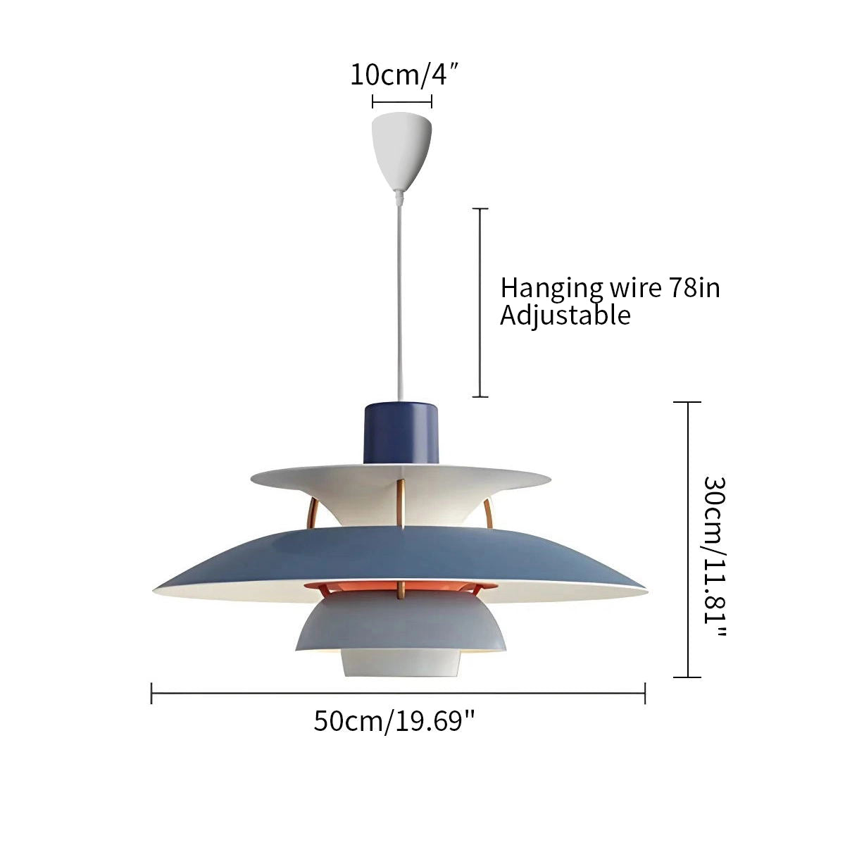 Nordic Style Layered Pendant Lamp Ceiling Light | Ventumra