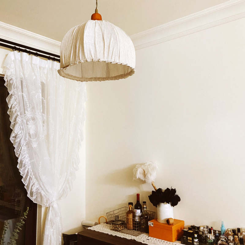 NordLuce Adjustable LED Pendant Light — Beige Scandinavian Style