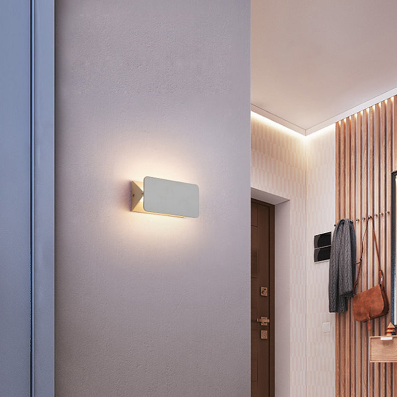 Arisha LED Metal Indoor Wall Lamp Rotatable, White | ventumra