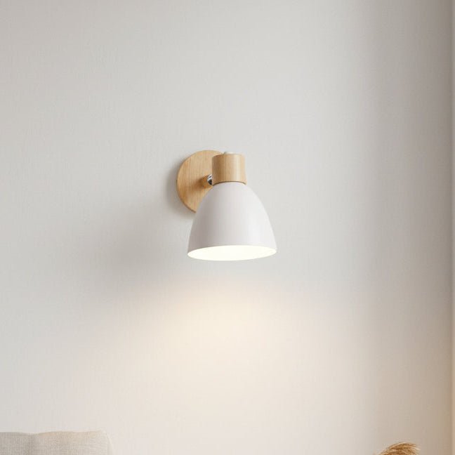 Lumenova Yadiel Wall Light — Nordic Wood Direct-Mount Sconce