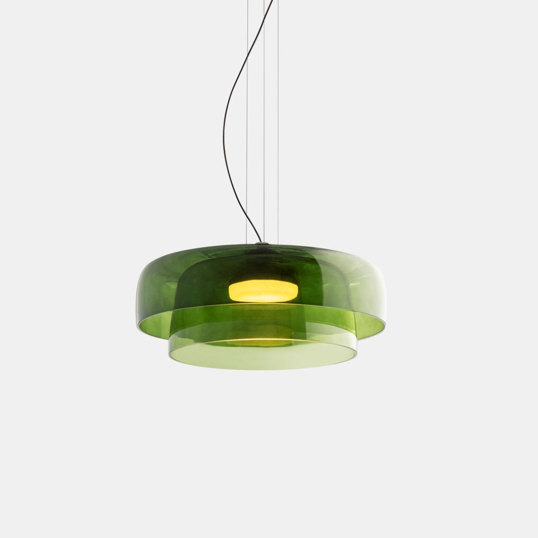 Vespero Glass Ceiling Lamp — Medieval Recessed Style