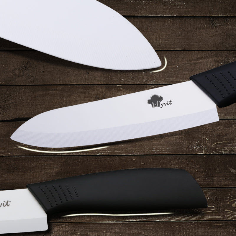 Kitchen Professionals Ceramic Knife Set — Comfortable Grip