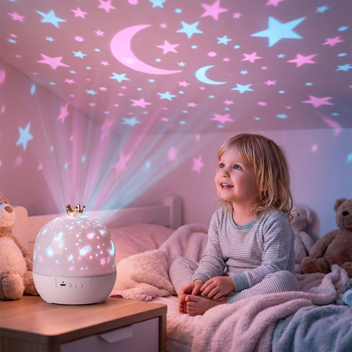 2-in-1 Kids' Night Light & Soothing Dream Projector