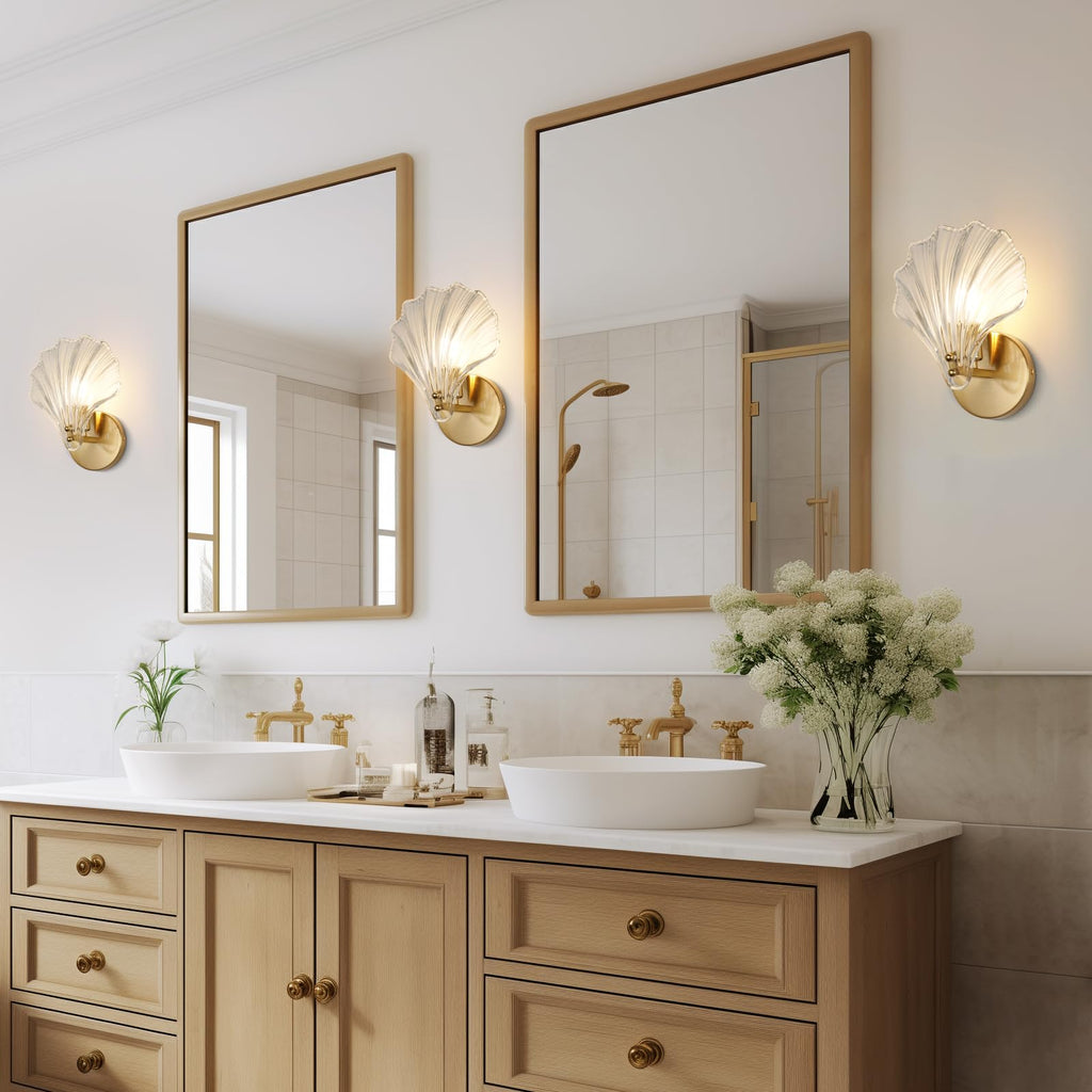 Art Nouveau Shell Wall Sconce | Ventumra