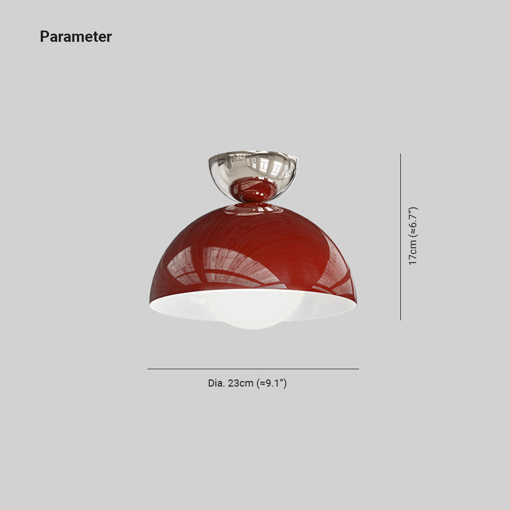 Valentina Simple Modern LED Flush Mount Ceiling Light Metal Balcony | ventumra