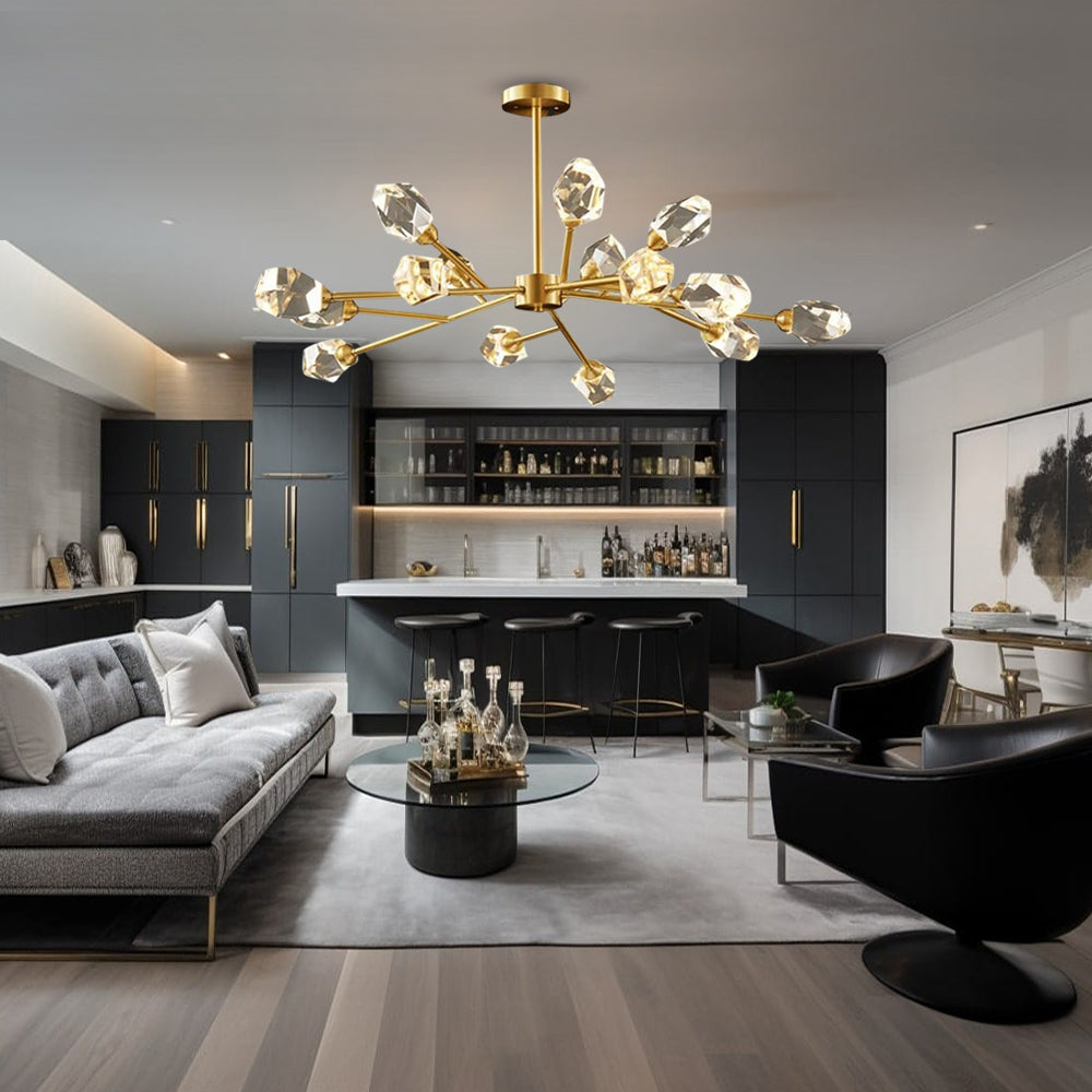 Lumora Crystal Pendant Light in Modern Elegance Collection