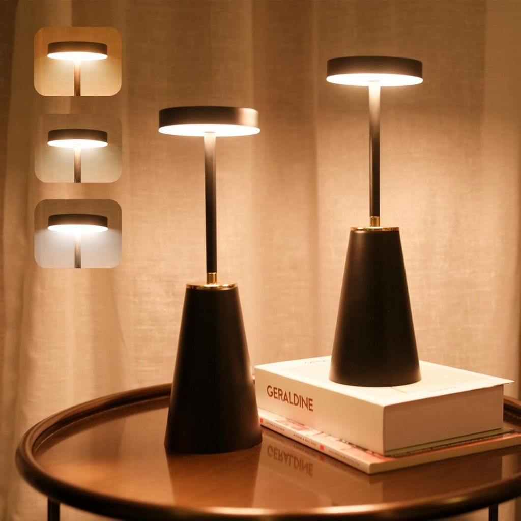 Aurelia Rechargeable Cordless Dimmable Table Lamp for Home and Office