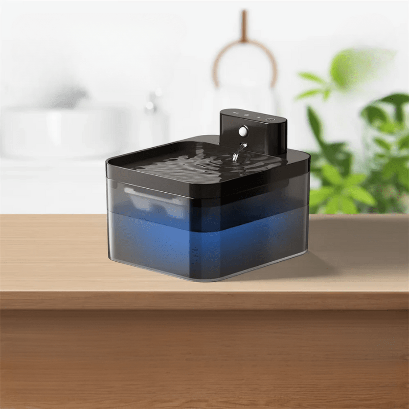 AquaPulse Smart Cat Fountain — Motion Sensor Activation & Integrated Filtration System