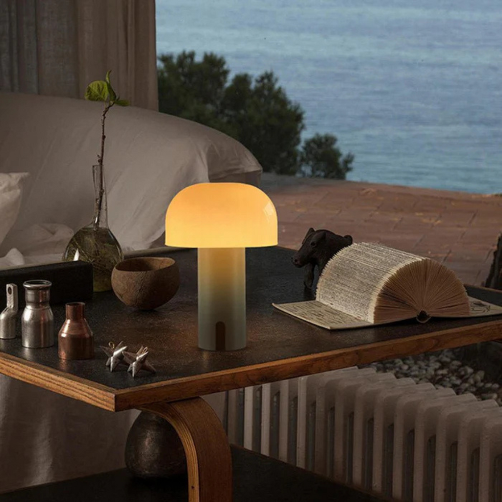 NyxaGlow Mushroom LED Ambient Table Lamp For Home Decor