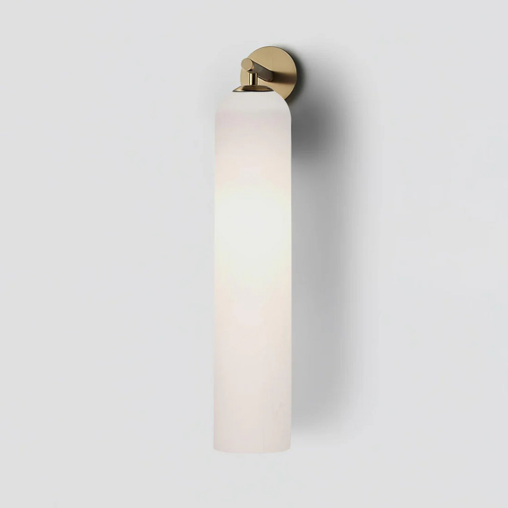 AuroraLume Glass Wall Lamp Creates Warm Indoor Glow