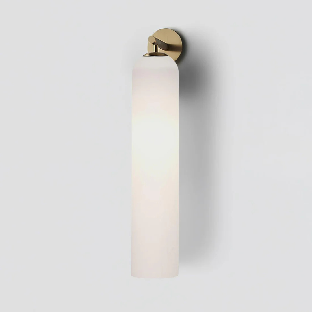AuroraLume Glass Wall Lamp Creates Warm Indoor Glow