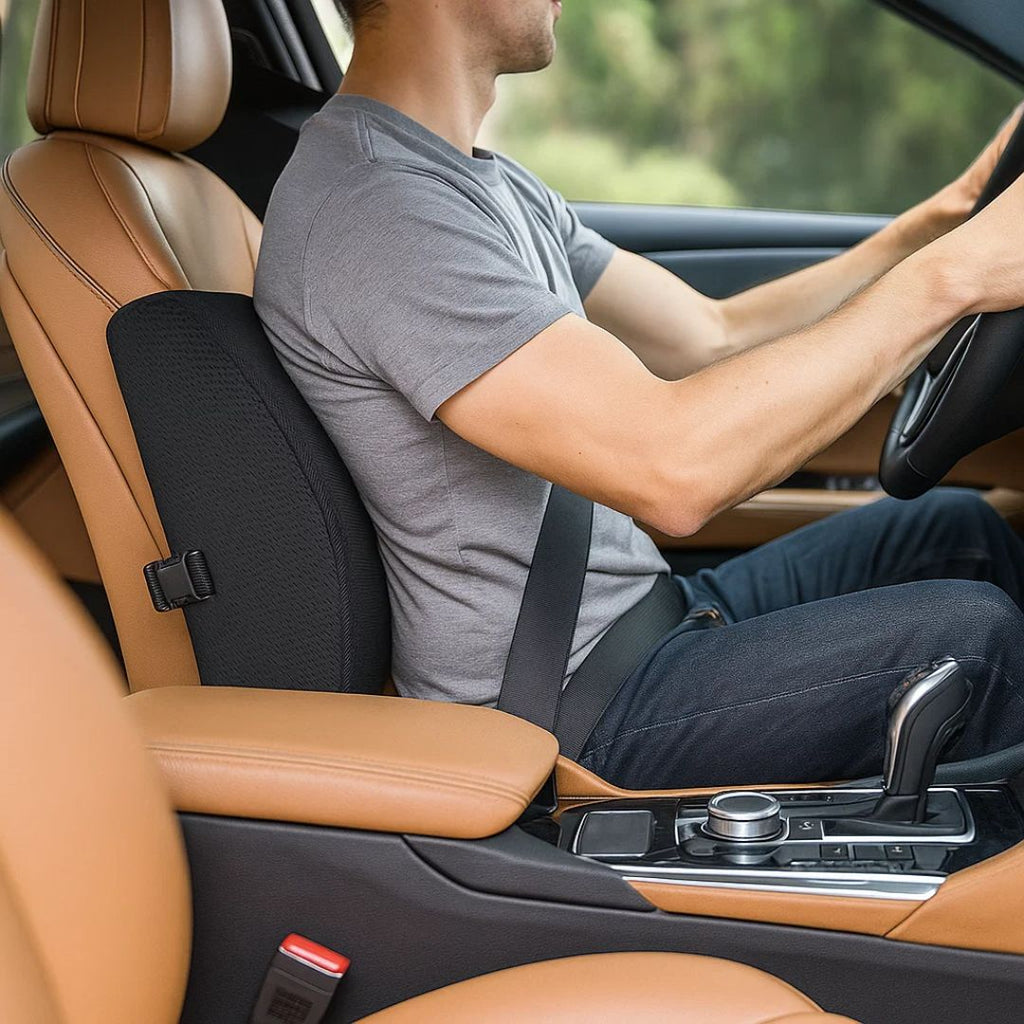 ComfortPlus ergonomikus derékpárna — memóriahab, légáteresztő